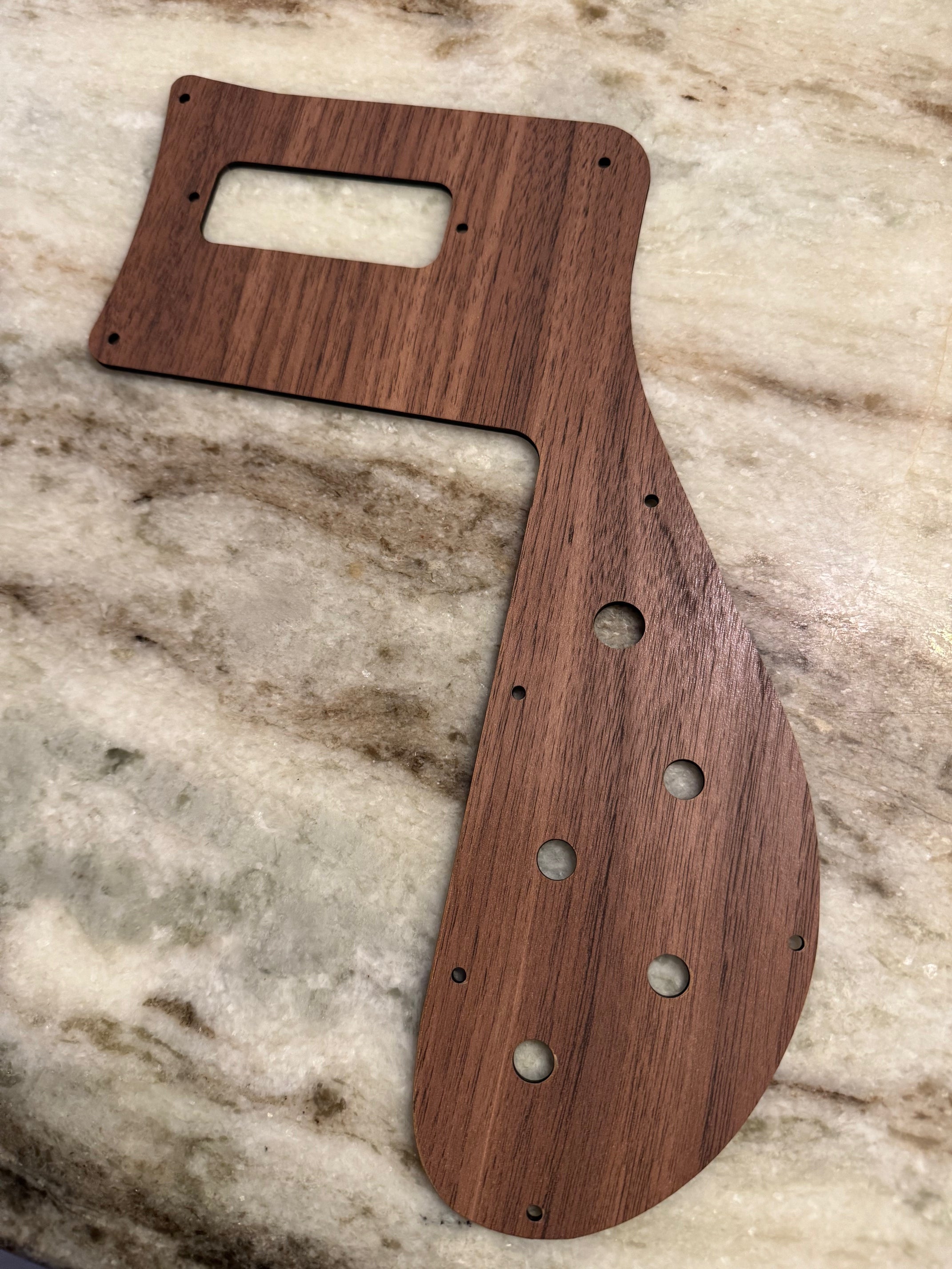 Rickenbacker 4003W and 4003SW Walnut Pickguard and Truss Rod Cover Set