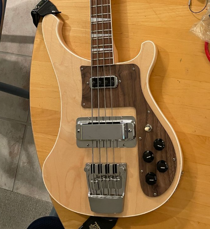 Rickenbacker 4003W and 4003SW Walnut Pickguard and Truss Rod Cover Set